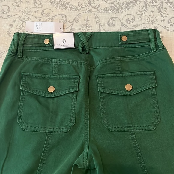 White House Black Market Mid-Rise Pret-A-Pedi Straight Crop Pants New Sz 0 NWT - Picture 7 of 8